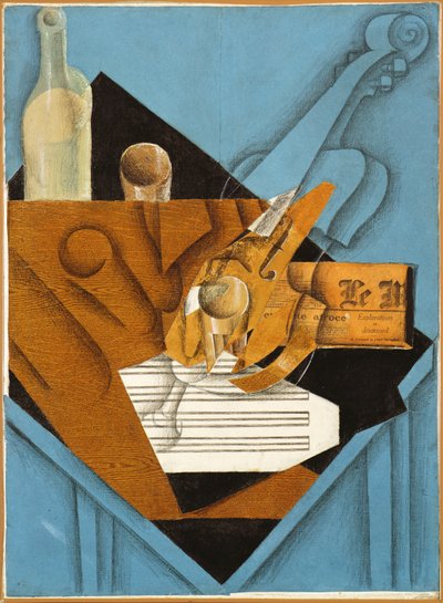 The musicians table by Juan Gris